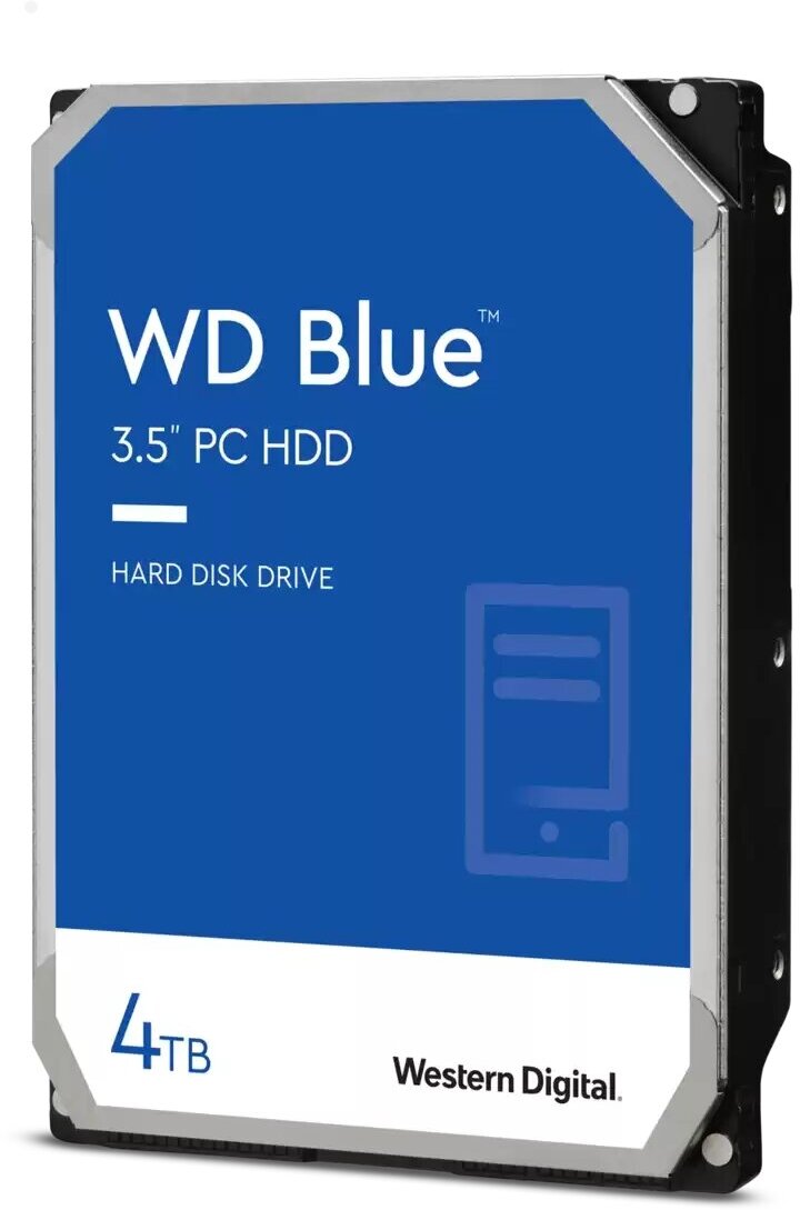 Жесткий диск (HDD) Western Digital 4Tb Blue, 3.5", 5400rpm, 256Mb, SATA3 (WD40EZAZ)