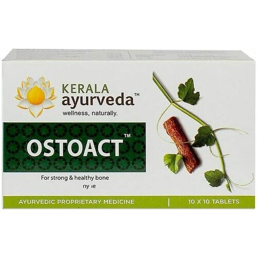 Остоакт - для суставов, костей / Ostoact Kerala Ayurveda 100 таб.