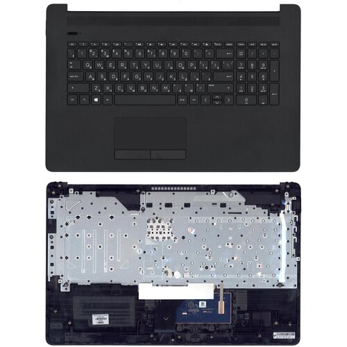 клавиатура для ноутбука hp 17 by 17 ca топкейс черный Клавиатура для ноутбука HP 17-BY 17-CA топкейс черный