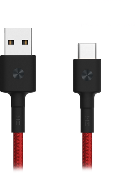 Кабель Xiaomi AL706 USB - Type-C ZMI 100cm Red - фото №9