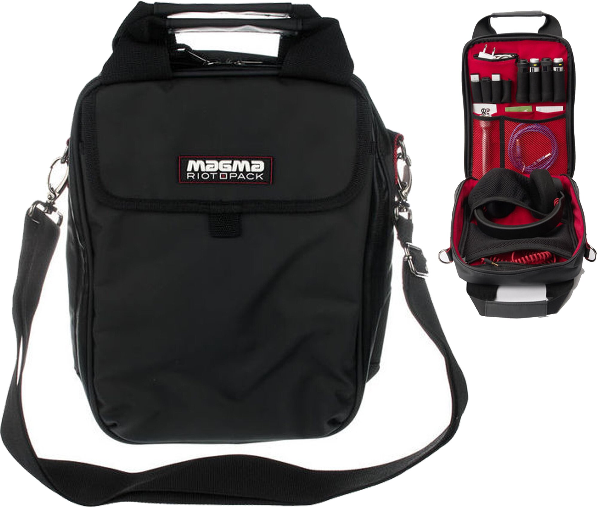 Сумка для музыкального оборудования/наушников MAGMA Riot Headphone-Bag PRO, черный/красный (ID 47890)