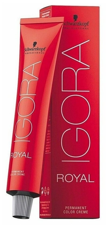 Schwarzkopf Professional Royal крем-краска, 1-0 черный натуральный, 60 мл