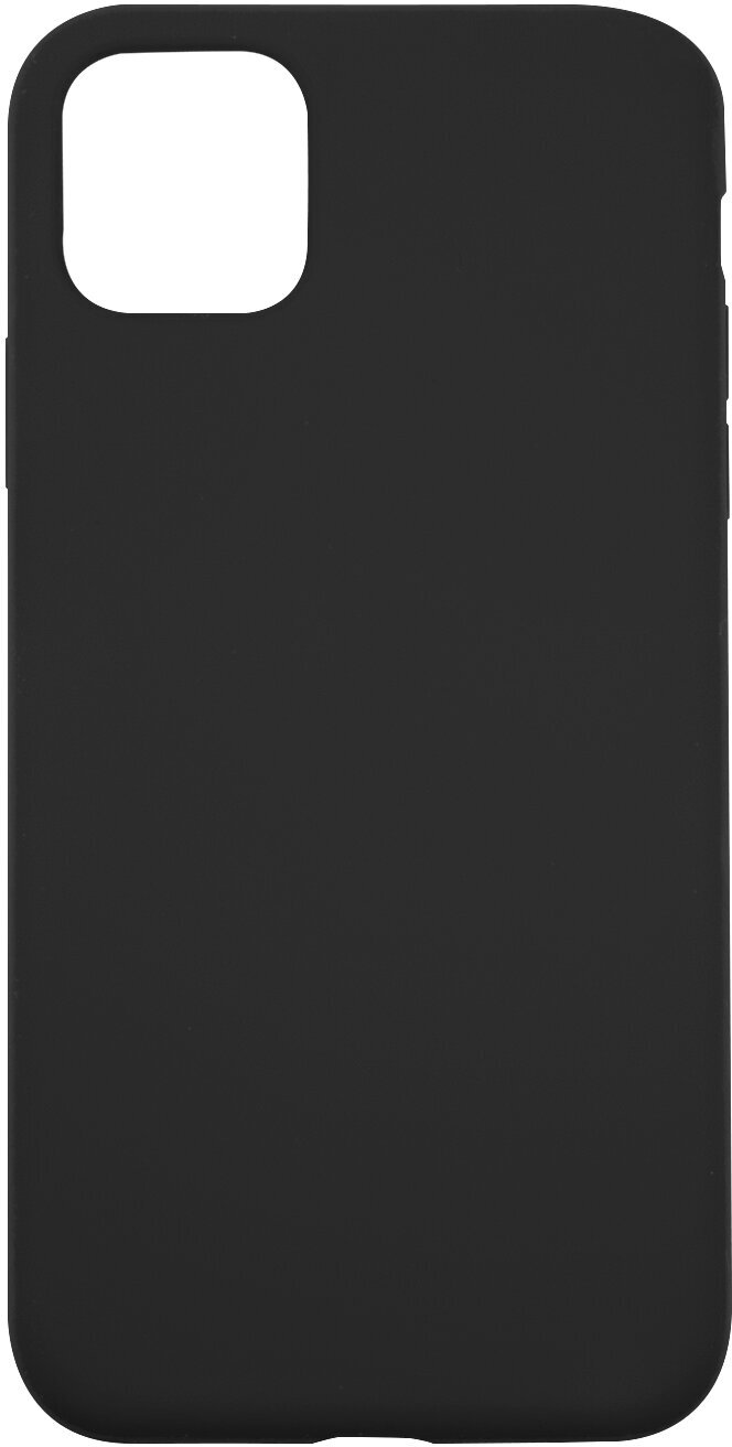 Накладка на iPhone 11 Pro Max 6.5", with 4 sides/Защита от царапин/Бампер на Айфон 11 Про Макс/Чехол-крышка для Apple силиконовый/черный