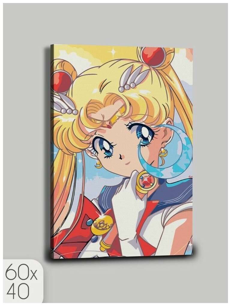 Картина интерьерная на холсте Аниме Сейлор Мун Sailor Moon - 470 В 60x40