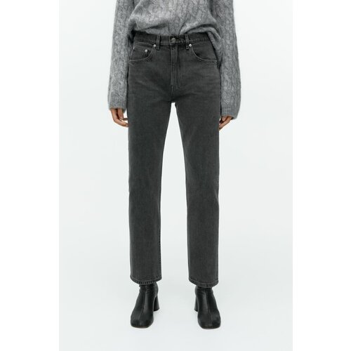 JADE укороченные джинсы скинни - черный - 30