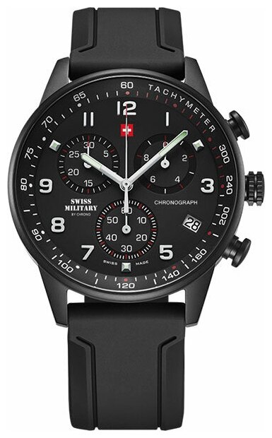 Мужские швейцарские наручные часы-хронограф Swiss Military by Chrono SM34012.09 с гарантией 