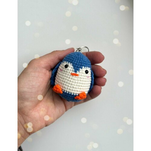 Брелок, голубой, синий