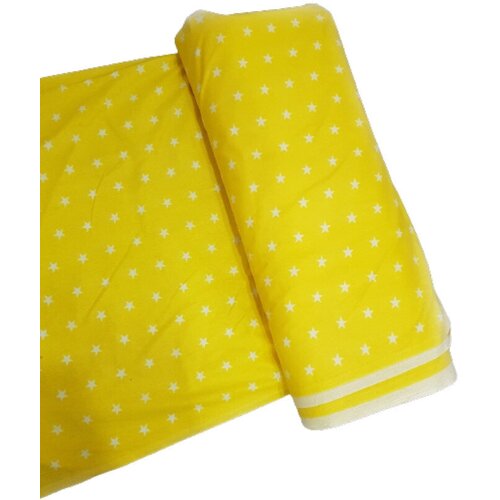 Ткань. Хлопок. Россия 1,5м*3 м. Звезды на желтом фоне