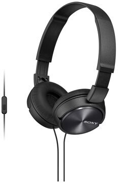 Наушники с микрофоном Sony MDR-ZX310APB, черный