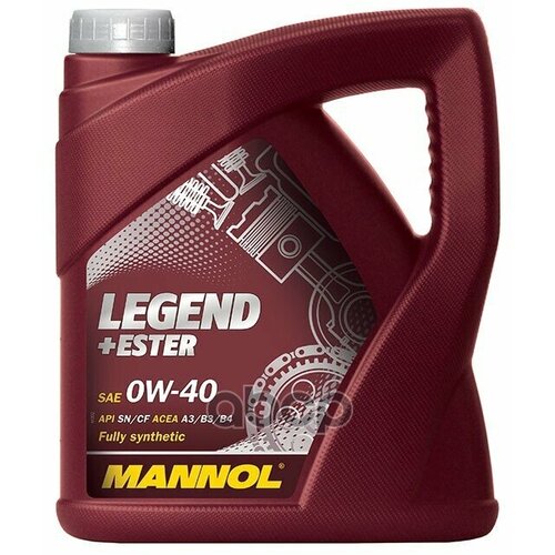 MANNOL 7901 Mannol Legend Ester 0W40 4 Л. Синтетическое Моторное Масло 0W-40