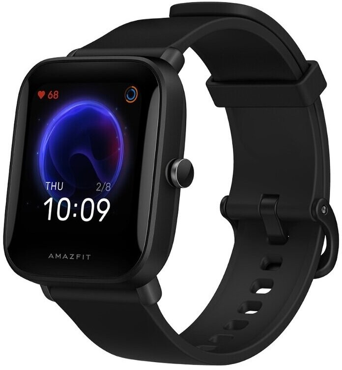 Гидрогелевая защитная пленка на экран смарт-часов Xiaomi Amazfit Bip U (2 шт.)