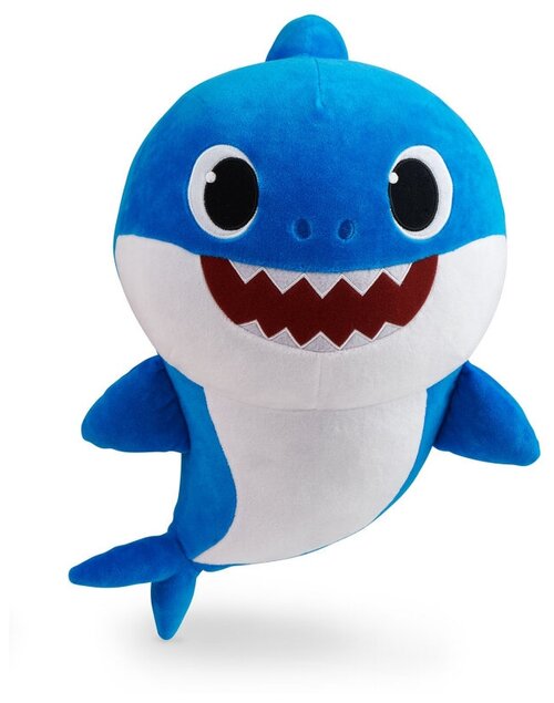 Мягкая игрушка WowWee 61273 Baby Shark Папа Акула 45 см