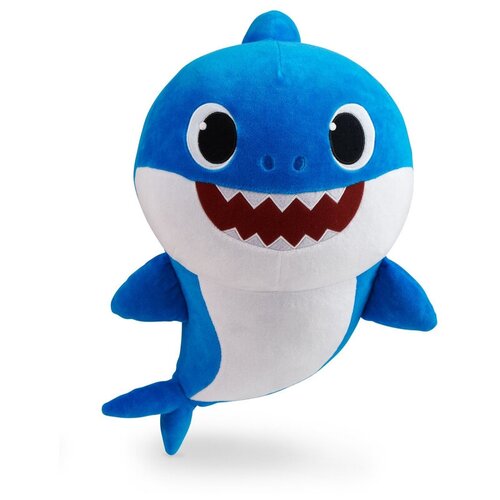 Мягкая игрушка WowWee 61273 Baby Shark Папа Акула 45 см мягкая музыкальная игрушка wow wee акуленок baby shark 45 см