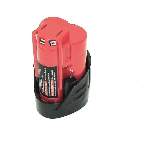 Аккумулятор для MILWAUKEE M12/M18 (p/n: 48-11-2401) 1.5Ah 12V Li-Ion аккумуляторная батарея для инструмента milwaukee m12 m18 p n 48 11 2401 1 5ah 12v li ion