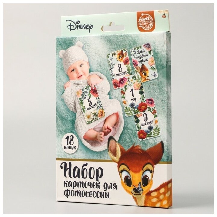 Карточки для фотосессии Disney Дисней