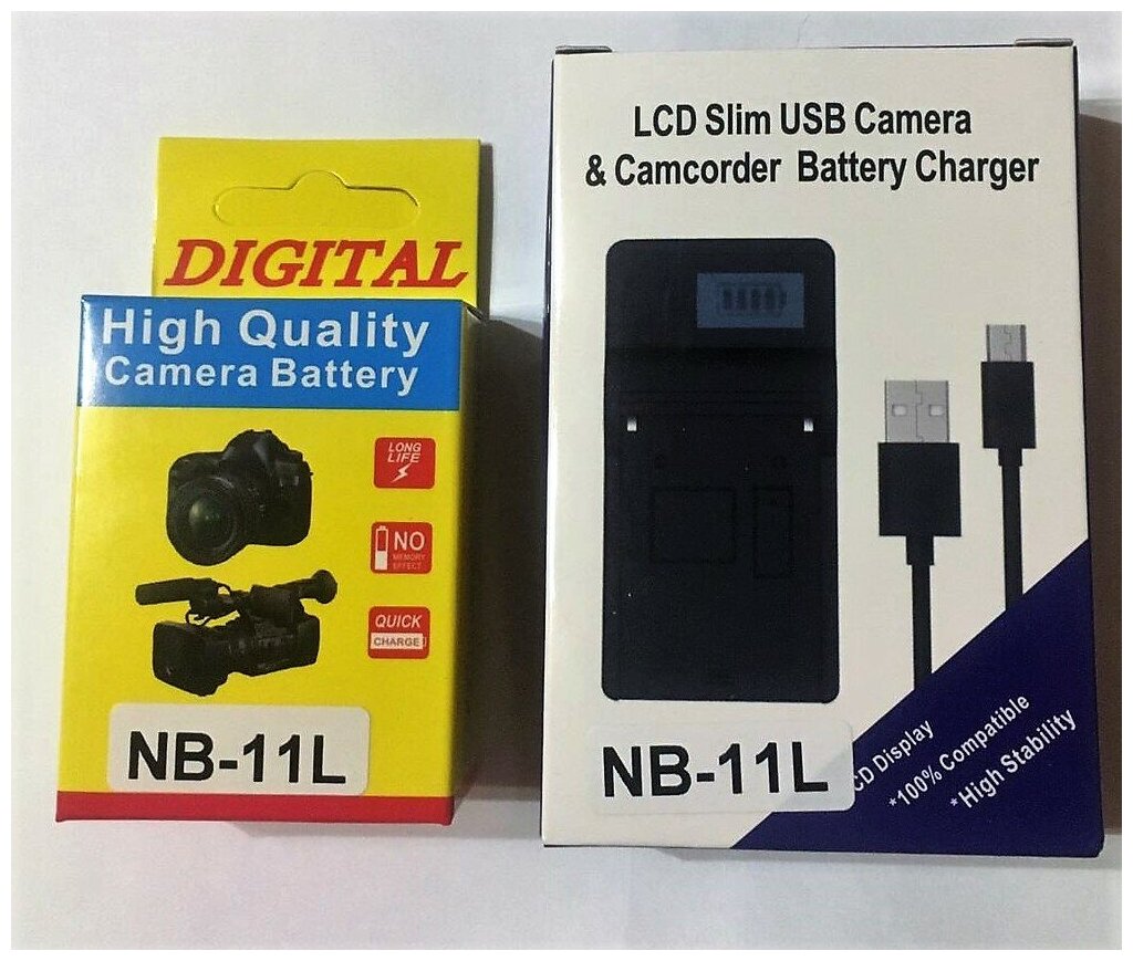 Комплект Аккумулятор NB-11L + Зарядное устройство NB-11L для Canon