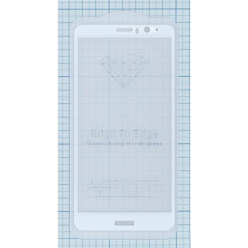 Защитное стекло Полное покрытие для Huawei Mate 9 белое