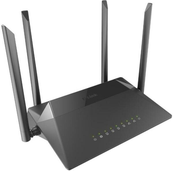 Беспроводной маршрутизатор D-Link DIR-842/RU/R4A 802.11abgnac 1167Mbps 2.4 ГГц 5 ГГц 4xLAN черный