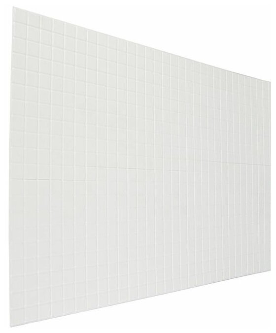 Панель ПВХ мозаика Белая 485х960 - фотография № 3