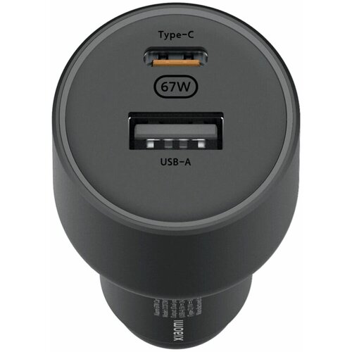 Зарядное устройство автомобильное Xiaomi Mi 67W Car Charger USB A + Type-C