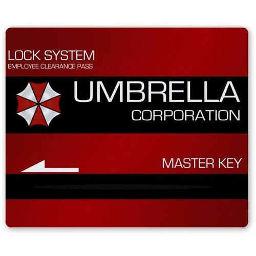 Коврик для мышки прямоугольный Resident Evil Umbrella Corporation коврик для мышки resident evil 14