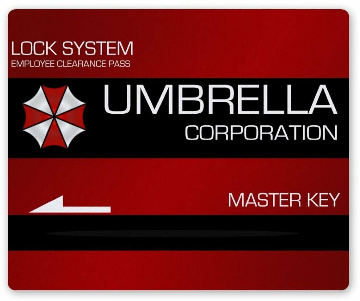 Коврик для мышки прямоугольный Resident Evil Umbrella Corporation