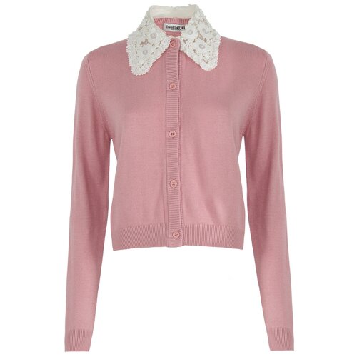 кардиган Essentiel APERITIF розовый+белый m