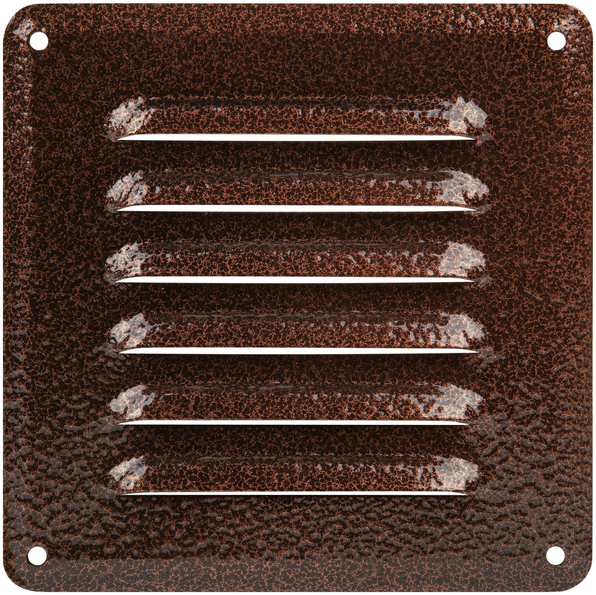 Решетка вентиляционная Ore GM1515B 150x150 мм металл цвет коричневый - фотография № 2
