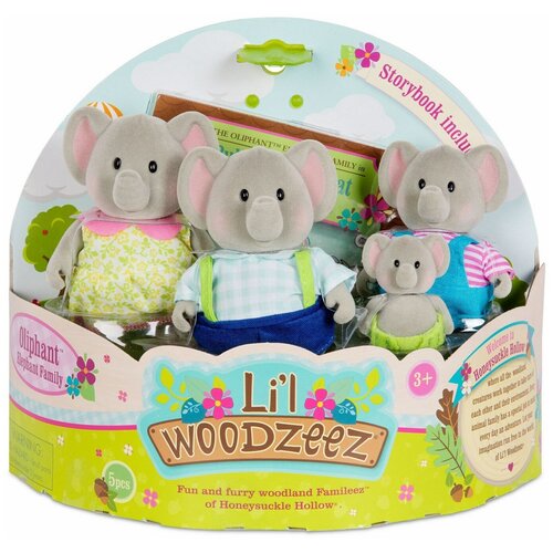 Набор игровой Li'l Woodzeez Семья слонов