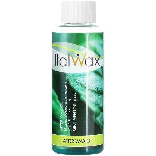 Масло после депиляции для удаления воска Italwax Ментол, 100 мл italwax масло после депиляции ментол 250 мл