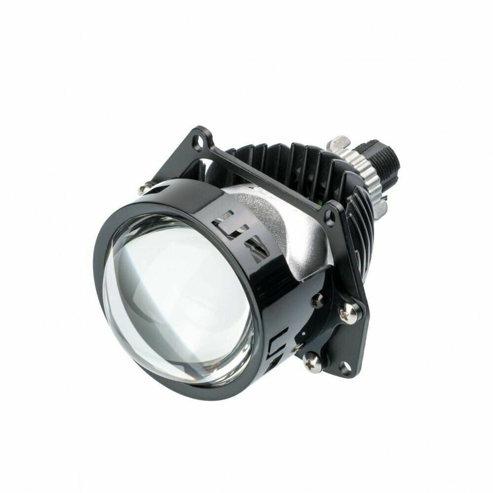 Optima Светодиодные лед линзы Premium Bi-LED Lens, Reflector Technology Double Chip, 24V, 3.0", 42W / 45W, 5500К, Без бленд. Комплект 2 шт.