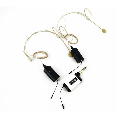 BG Q2H1 Радиосистема вокальная UHF 660-690 MHz 20 предустановленных частот 2 головных микрофона 1012600₽