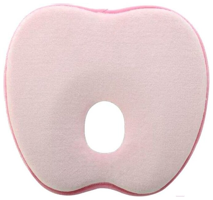 Подушка (бабочка) ортопедическая для новорождённого (Б.2.2.3. роз) розовый (225*214*30 мм). ПА