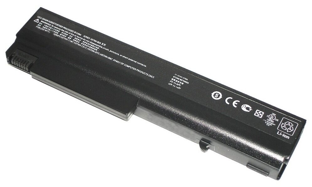 Аккумуляторная батарея для ноутбука HP Compaq nx6120 (HSTNN-DB05) 47Wh черная