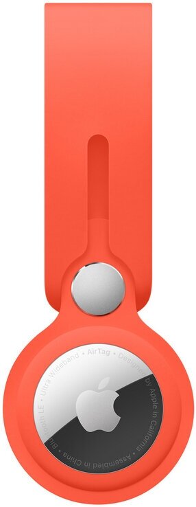 Чехол-подвеска Apple AirTag Loop Electric Orange (Солнечный апельсин) MK0X3FE/A