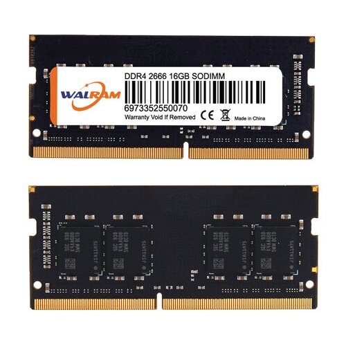 Модуль оперативной памяти для ноутбука Walram DDR4 16 GB 2666 Mhz 273000₽