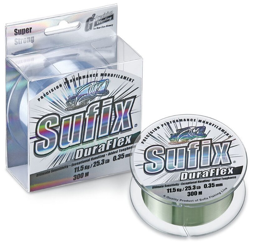 Sufix Монолеска Duraflex Clear 100м 0.22мм