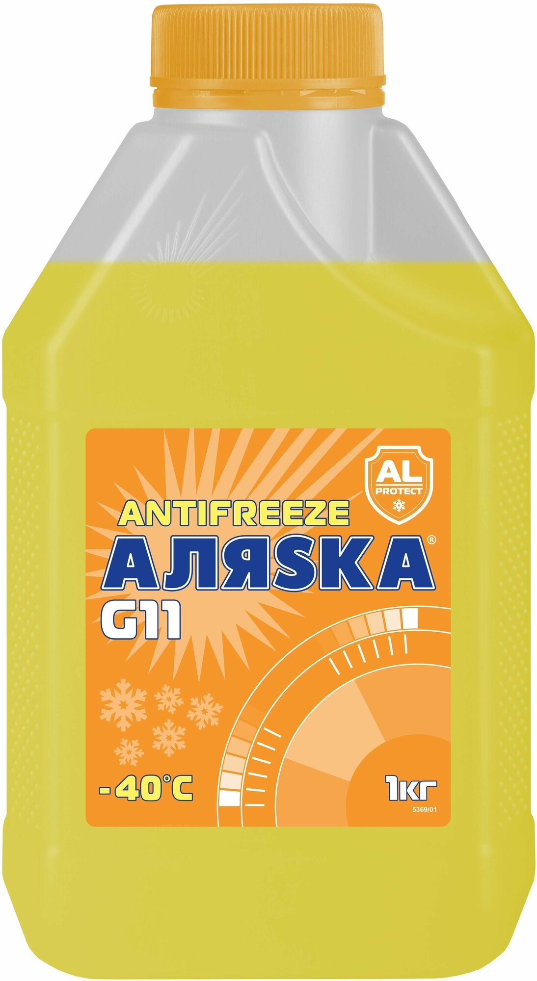 Антифриз Аляsка желтый А-40 G11, 1 кг