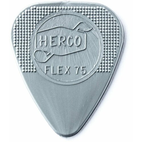 Медиаторы, жесткие, серые, 12 шт. Herco Flex 75 Nylon HE211P 12Pack