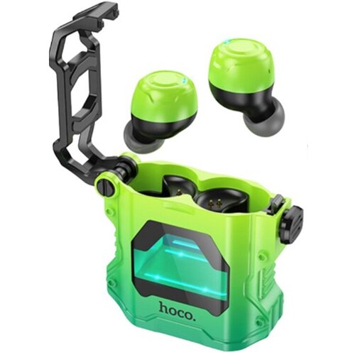 Наушники EW33 HOCO беспроводные наушники капельки противоударный кейс зеленые 189900₽