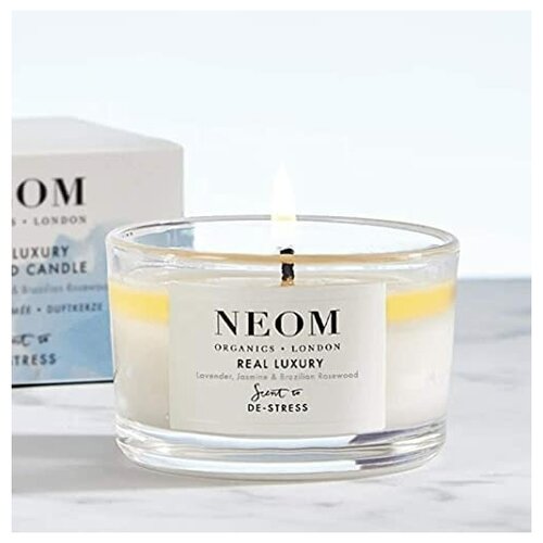 Ароматическая свеча для снятия стресса NEOM Organics London Scent to De-Stress REAL LUXURY SCENTED CANDLE 75g