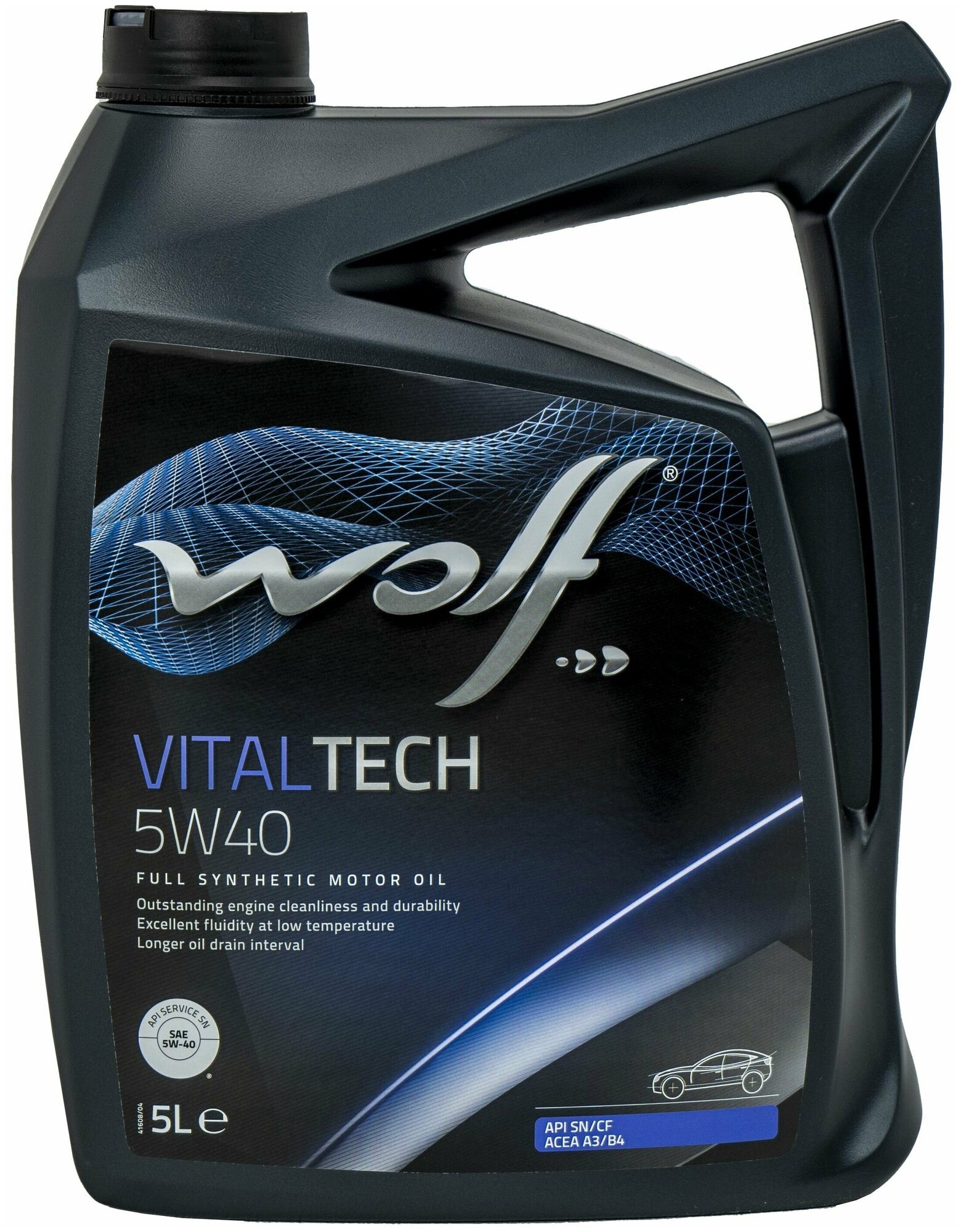 WOLF OIL 8311291 Масло моторное синтетическое Vitaltech 5W-40, 5л 1шт