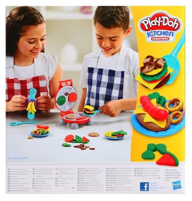 Набор игровой Play-Doh Бургер барбекю - фото №16
