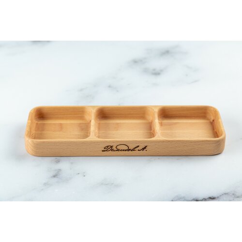 Менажница с тремя отделениями БУК, 26,5*9*2,5 (см)