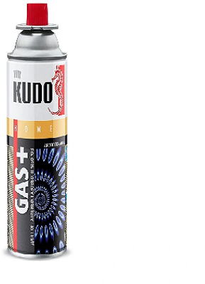 KUDO KUH403 Газ балончик KUDO метал. цанг. всесезон.(520/ 220гр.)