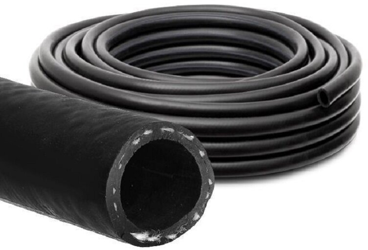 фото Шланг черный поливочный Волжский 20 мм 50 м армированный новэм