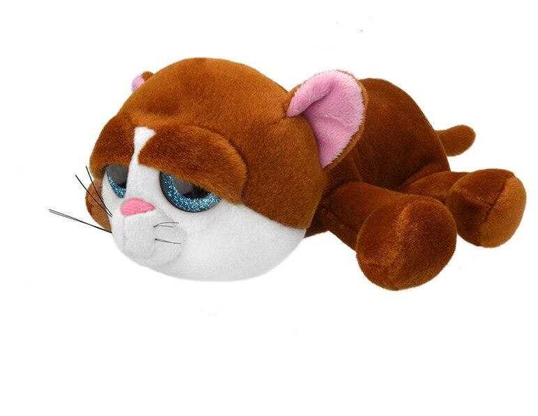 Мягкая игрушка Коричневый кот, 25 см