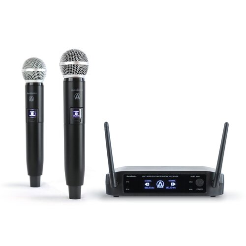 AuraSonics DUET 20S1 двойная радиосистема с ручными передатчиками фиксированные частоты A-6635 МГц 763700₽