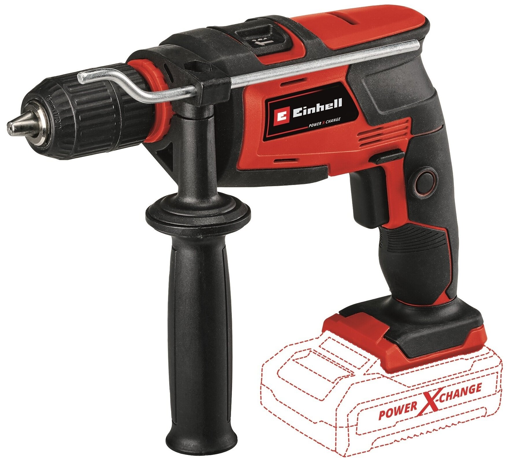 Дрель ударная EINHELL PXC TC-ID 18 Li - Solo [4513960] - фото №4