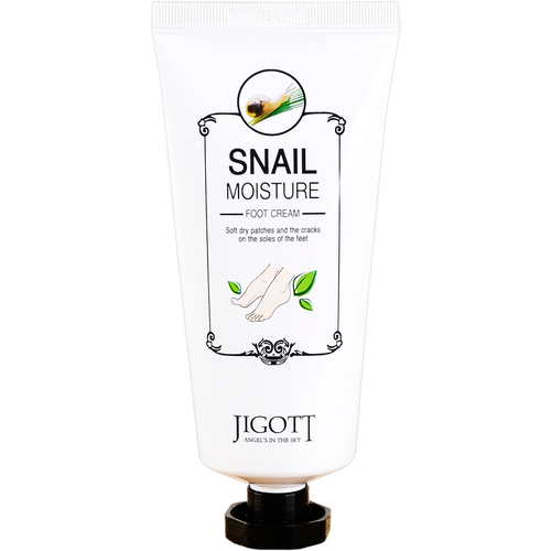 [JIGOTT] Крем для ног муцин улитки SNAIL MOISTURE FOOT CREAM, 100 мл